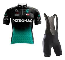Kit Bretelle Forro Gel Camisa Petronas Mountain Bike Pro