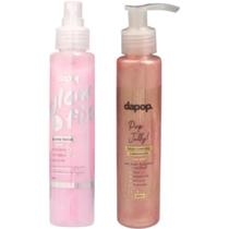 Kit Brilho Corporal Rose Carnaval Com Bruma Facial Glow E Geleia Corporal Iluminadora