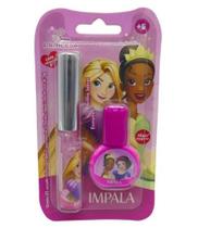 Kit Brilho Labial +Esmalte Princesas - Impala