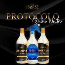 Kit Brilho Neutro - Cuidados para uma pelagem brilhante e saudável Versão 1L