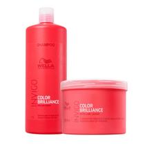 Kit Brilliance Shampoo 1L Máscara 500ml - Wella Professionals