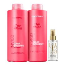 Kit Brilliance Shampoo, Cond e Oil Reflections Light - Wella
