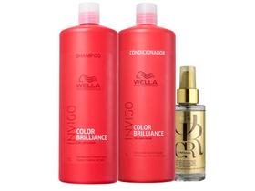 Kit Brilliance Shampoo, Cond e Oil Reflections - Wella