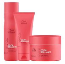 Kit Brilliance Shampoo, Condicionador e Máscara 150ml - Wella Professionals