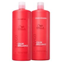 Kit Brilliance Shampoo e Condicionador 1L - Wella