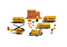 Kit brincando de construção payset canteiro de obra 13 pçs Multikids