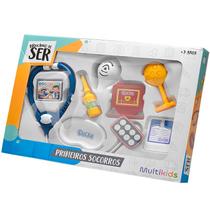 Kit Brincando de Ser Médico Primeiros Socorros BR1852 - Multikids - MULTILASER, MULTIKIDS