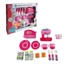 Kit Brincando na Cozinha Torradeira Batedeira Infantil Brinquedo Faz de Conta Menina Kit Brincando na Cozinha Torradeira Batedeira Infantil Brinquedo Faz de Conta Menina