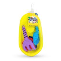 Kit Brincando Na Praia Barco 7 Peças Art Kids