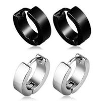 Kit Brinco Masculino Feminino Argola Aço Cirúrgico Antialérgico