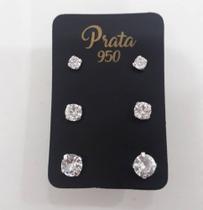 Kit brinco prata Kit brinco prata