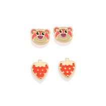 Kit brinco rosto urso lotso COLORIDO 527469 Rommanel