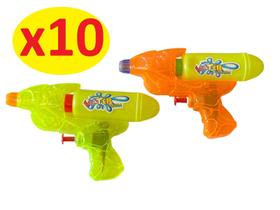 Kit Brinquedo 10 Pistolas Lança água Piscina criança - Fato Toys