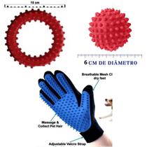 Kit Brinquedo Adestramento e Relax Para pet Cão Até Tamanho Médio
