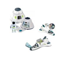 Kit Brinquedo Astronauta Nave Espacial E Foguete Boneco