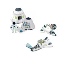 Kit Brinquedo Astronauta Nave Espacial E Foguete Boneco