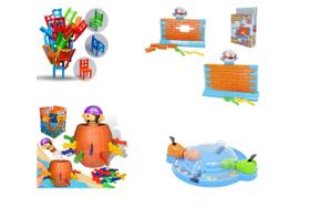 Kit Brinquedo Barril Pirata Cadeiras Hipopotamo Quebra Muro