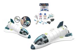 Kit Brinquedo Boneco Astronauta Nave Foguete Missão Espacial