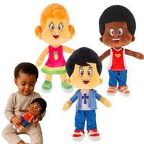 Kit Brinquedo Boneco Pelúcia 3 Palavrinhas 30 cm Original Presente Criança Bebê Batismo Cristã Kit Brinquedo Boneco Pelúcia 3 Palavrinhas 30 cm Original Presente Criança Bebê Batismo Cristã
