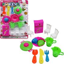 Kit Brinquedo Chefe De Cozinha Geladeira E Acessórios 14pçs