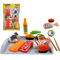 Kit brinquedo cozinha comida culinária japonesa Sushi - Marca