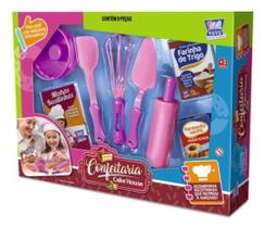 Kit Brinquedo Cozinha Infantil Menina Confeitaria - Zuca Toys Kit Brinquedo Cozinha Infantil Menina Confeitaria - Zuca Toys