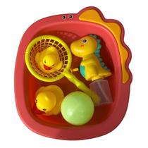 Kit Brinquedo de banho para bebê infantil bichinhos coloridos interativo diversão brincar aprender Kit Brinquedo de banho para bebê infantil bichinhos coloridos interativo diversão brincar aprender