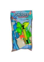 Kit Brinquedo de Pesca Infantil piscina Inflável 6 Peixe E Varinha Kit Brinquedo de Pesca Infantil piscina Inflável 6 Peixe E Varinha