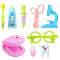Kit Brinquedo Dentista Mini Doutor Médica Infantil Educativo - BOX EDILSON