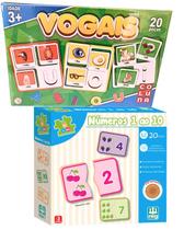 Kit Brinquedo Educativo 3 Anos Quebra-cabeça Numeros 1 Ao 10 E Jogo Das Vogais Interativo Pedagogico Kit Brinquedo Educativo 3 Anos Quebra-cabeça Numeros 1 Ao 10 E Jogo Das Vogais Interativo Pedagogico