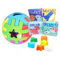 Kit Brinquedo Educativo Para Bebês Pedagógico Sensorial Lembrancinha Aniversário