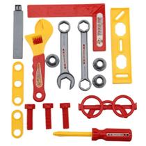 Kit Brinquedo Ferramentas Infantil Construtor Engenheiro 10 Peças