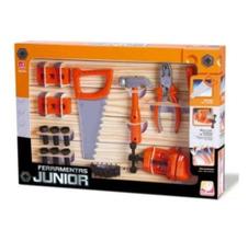Kit Brinquedo Ferramentas Junior 19pcs 8010 Silmar Kit Brinquedo Ferramentas Junior 19pcs 8010 Silmar