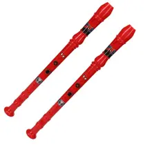 Kit Brinquedo Flauta Doce Soprano Spider Homem Aranha 2 Unid