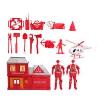 Kit Brinquedo Forças Especiais Bombeiros em Ação com Ferramentas 15 peças Para Crianças 3+ - Etitoys