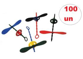 Kit Brinquedo Giro Helice Festa Cosme e Damião 100 unidades