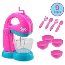Kit Brinquedo Infantil Batedeira C/ Acessórios Le Chef Usual