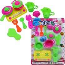 Kit Brinquedo Infantil Chef Cozinha Frigideira Panela 13pçs Kit Brinquedo Infantil Chef Cozinha Frigideira Panela 13pçs