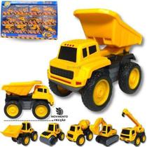 Kit Brinquedo Infantil Construção - Escavadeira
