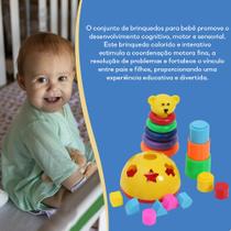 Kit Brinquedo Infantil Educativo Bebê Formas Geométricas