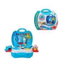 Kit Brinquedo Infantil Educativo Maleta Consultório 18 Peças - Western