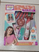 Kit brinquedo infantil Feminino trançar cabelo - Girls creator