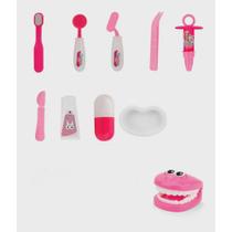 Kit Brinquedo Infantil Médico Dentista Acessorios Seringa e muito divertido.
