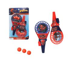 Kit Brinquedo Jogo Lança Bolinhas Dupla SpiderMan Original