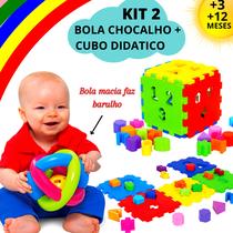 Kit Brinquedo Legais P/bebes Infantil Educativo Qualidade