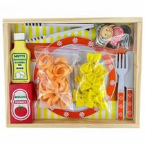 Kit Brinquedo Macarrão e Acessórios em Madeira - Brinq Mutti - BrinqMutti Kit Brinquedo Macarrão e Acessórios em Madeira - Brinq Mutti - BrinqMutti
