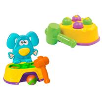 Kit Brinquedo Martelo Bate Bate Didático Cachorro e Ratinho Kit Brinquedo Martelo Bate Bate Didático Cachorro e Ratinho