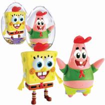 Kit Brinquedo Ovo de Pascoa Bob Esponja e Patrick Estrela
