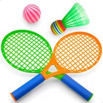Kit Brinquedo Raquete Praia Criança