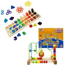 Kit Brinquedo Terapêutico Funcional Educativo Para Autista Montessoriano - Toy Mix